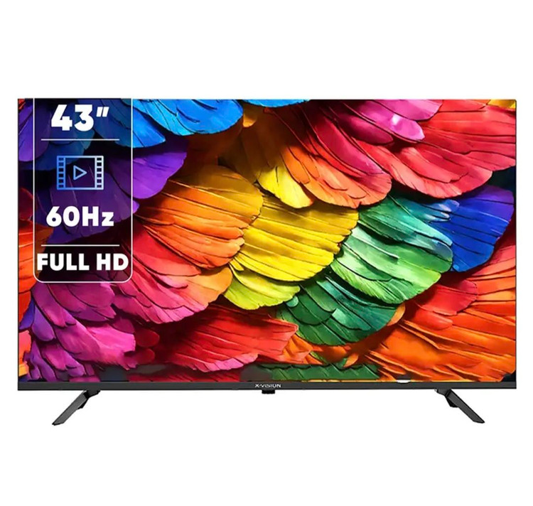 تلویزیون هوشمند ایکس ویژن مدل XC600 سایز ۴۳ اینچ LED Full HD