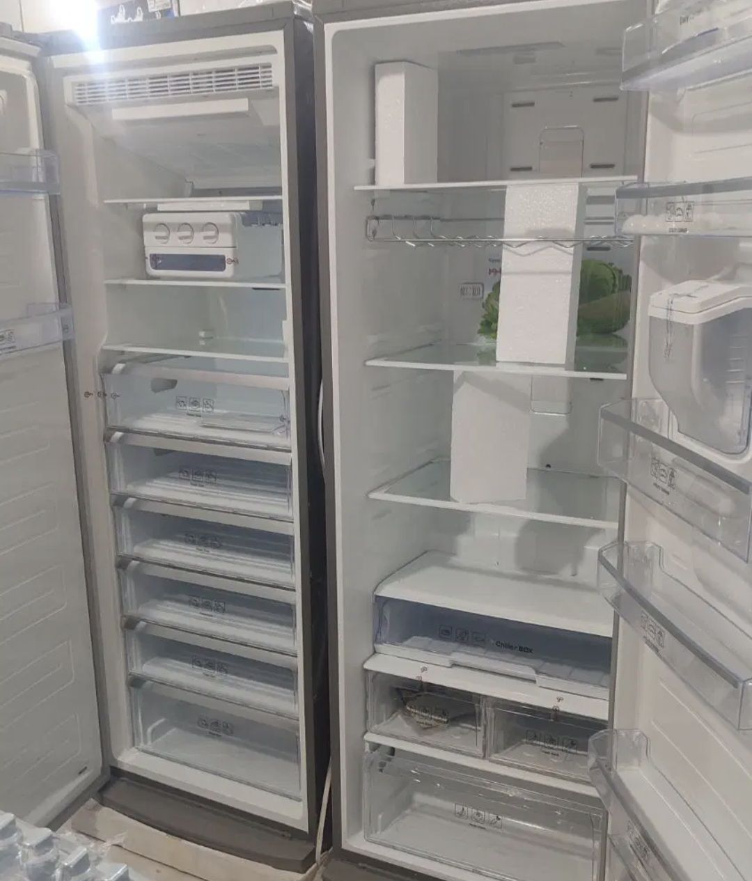 یخچال فریزر دوقلو کلور 36 فوت مدل RNT101-FNT101 استیل
